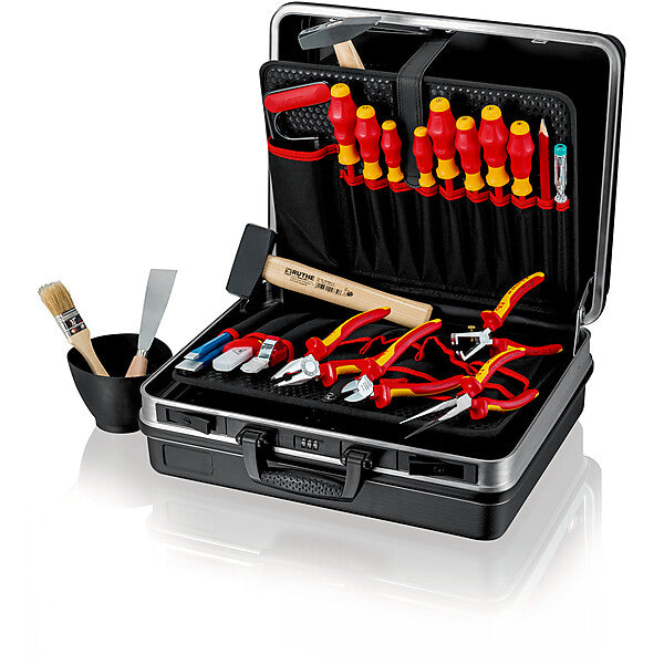 KNIPEX VDE-Werkzeugkoffer schwarz, 24-teilig 00 21 05 HL S